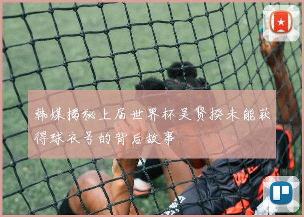 韩媒揭秘上届世界杯吴贤揆未能获得球衣号的背后故事